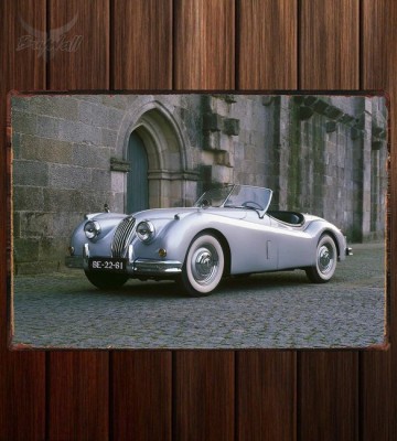 Металлическая табличка Jaguar XK140 Roadster